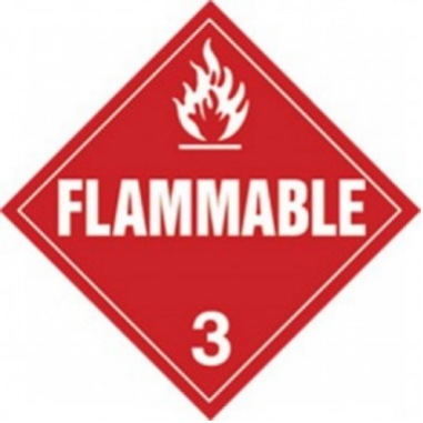 2 of 3: "Flammable"